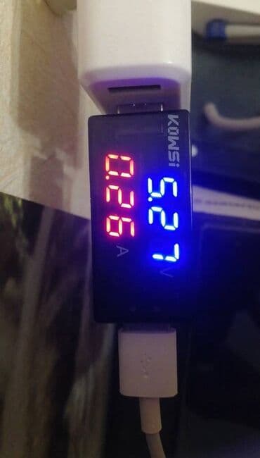 USB giriş və çıxışlı voltmeter/ampermeter. 4~30 volt 0~6.5A qədər lalafo.az -da USB giriş və çıxışlı voltmeter/ampermeter. 4~30 volt 0~6.5A qədər