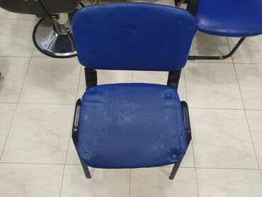 Mavi rəngli ofis/stul - Yumşaq oturacaq və kürəklik, süni dəri üzlük - lalafo.az -da Mavi rəngli ofis/stul - Yumşaq oturacaq və kürəklik, süni dəri üzlük -