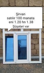 Yeni İkiqat şüşə paketi Plastik pəncərə, Еni: 120 sm, Uzunluğu: 138 sm lalafo.az -da Yeni İkiqat şüşə paketi Plastik pəncərə, Еni: 120 sm, Uzunluğu: 138 sm