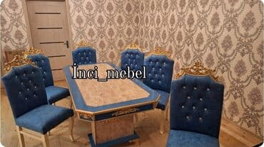 Qonaq otağı üçün, Yeni, Açılmayan, Dördbucaq masa, 6 stul lalafo.az -da Qonaq otağı üçün, Yeni, Açılmayan, Dördbucaq masa, 6 stul