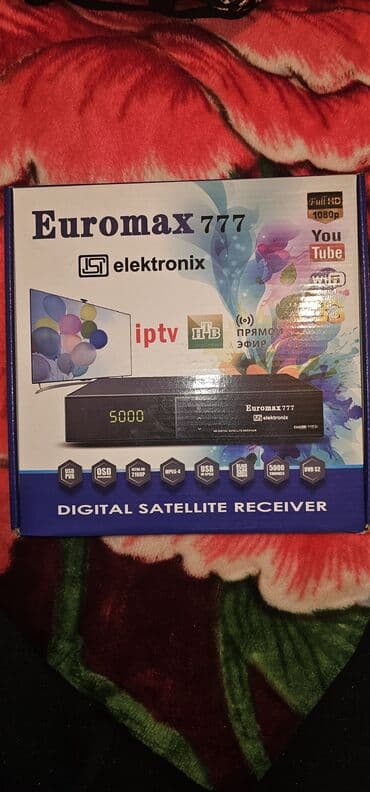 Euromax 777 elektronix – rəqəmsal peyk qəbuledicisi Xüsusiyyətlər: - lalafo.az -da Euromax 777 elektronix – rəqəmsal peyk qəbuledicisi Xüsusiyyətlər: -