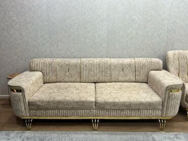 İşlənmiş, Divan, 2 kreslo, Bazasız, Açılan lalafo.az -da İşlənmiş, Divan, 2 kreslo, Bazasız, Açılan