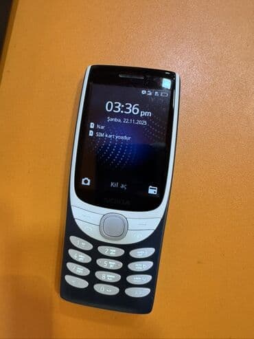 Nokia 8000 4G, rəng - Mavi, Düyməli lalafo.az -da Nokia 8000 4G, rəng - Mavi, Düyməli