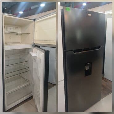 İki qapılı, yuxarıda dondurucu bölməsi olan böyük həcmli soyuducu. Mat lalafo.az -da İki qapılı, yuxarıda dondurucu bölməsi olan böyük həcmli soyuducu. Mat