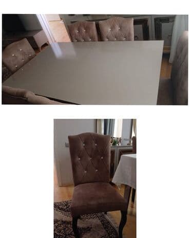 Qonaq otağı üçün, İşlənmiş, Açılan, 6 stul lalafo.az -da Qonaq otağı üçün, İşlənmiş, Açılan, 6 stul