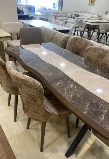 Qonaq otağı üçün, Yeni, Açılmayan, Dördbucaq masa, 8 stul lalafo.az -da Qonaq otağı üçün, Yeni, Açılmayan, Dördbucaq masa, 8 stul