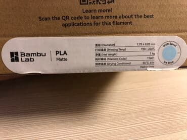 3D ручки: Bambu Lab PLA Matte filamentlər – 3D printer üçün mat səthli PLA at lalafo.az — 5 3D ручки: Bambu Lab PLA Matte filamentlər – 3D printer üçün mat səthli PLA — 5