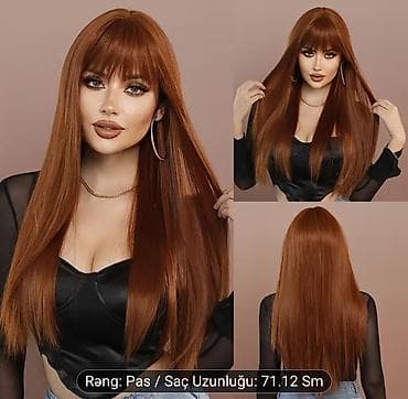 Məhsul: Təbii görünüşlü düz kəsimli uclu peruk (qaaşlı/franjlı) lalafo.az -da Məhsul: Təbii görünüşlü düz kəsimli uclu peruk (qaaşlı/franjlı)