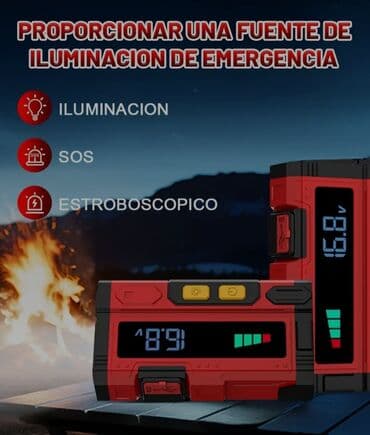 Batıq çıxaran alət: Avtomobil akkumulyatoru üçün portativ start-verici (Jump Starter) lalafo.az -da — 6 Batıq çıxaran alət: Avtomobil akkumulyatoru üçün portativ start-verici (Jump Starter) — 6