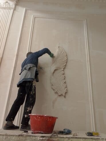 Потолочные работы: Gips işləri və dekorativ suvaq xidməti - Divar və tavanların tam at lalafo.az — 3 Потолочные работы: Gips işləri və dekorativ suvaq xidməti - Divar və tavanların tam — 3