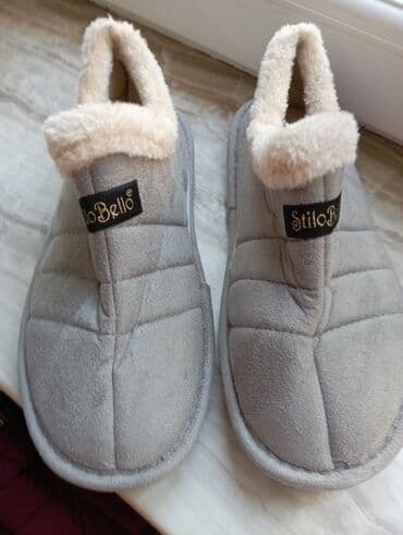 Stillo Bello ev terlikləri - Rəng: boz - Model: qapalı burunlu lalafo.az -da Stillo Bello ev terlikləri - Rəng: boz - Model: qapalı burunlu