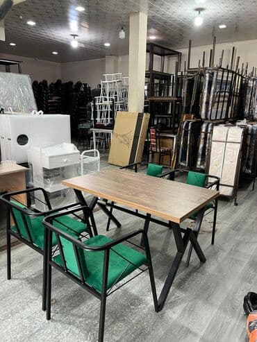 Yeni, Açılmayan, Dördbucaq masa, 4 stul lalafo.az -da Yeni, Açılmayan, Dördbucaq masa, 4 stul