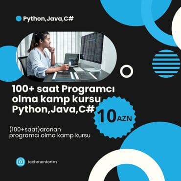 Kompüter kursu: Programlaşdırma, Onlayn lalafo.az -da — 1 Kompüter kursu: Programlaşdırma, Onlayn — 1