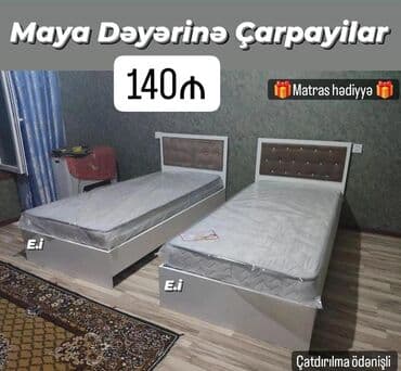 Təknəfərlik çarpayı, Bazalı, Matras ilə, Siyirməsiz lalafo.az -da Təknəfərlik çarpayı, Bazalı, Matras ilə, Siyirməsiz