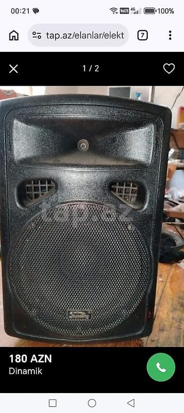 Aktiv səsgücləndirici (PA speaker) - Model panelində FPB215A qeyd lalafo.az -da Aktiv səsgücləndirici (PA speaker) - Model panelində FPB215A qeyd