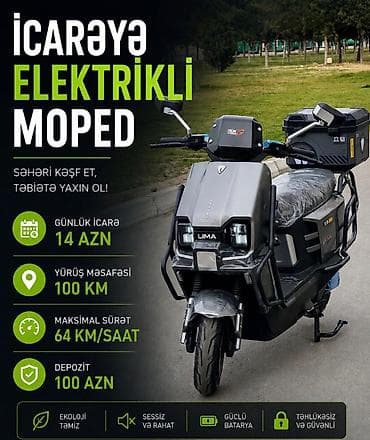 KURYERLƏR VƏ ŞƏHƏR GƏZİNTİSİ ÜÇÜN MÜKƏMMƏL SEÇİM! 💰 Günlük İcarə: 14 lalafo.az -da KURYERLƏR VƏ ŞƏHƏR GƏZİNTİSİ ÜÇÜN MÜKƏMMƏL SEÇİM! 💰 Günlük İcarə: 14