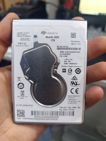 Daxili Sərt disk (HDD) Seagate, 1 TB, 5400 RPM, 2.5", İşlənmiş lalafo.az -da Daxili Sərt disk (HDD) Seagate, 1 TB, 5400 RPM, 2.5", İşlənmiş