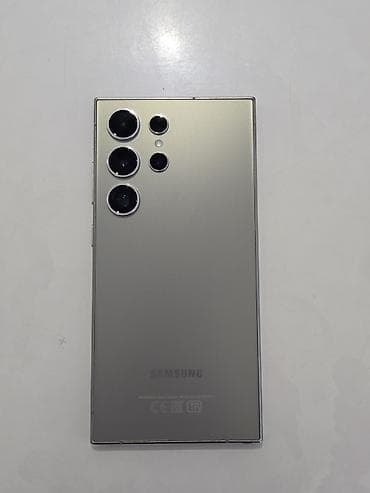 Samsung Galaxy S24 Ultra, 256 GB, rəng - Boz, Simsiz şarj lalafo.az -da Samsung Galaxy S24 Ultra, 256 GB, rəng - Boz, Simsiz şarj