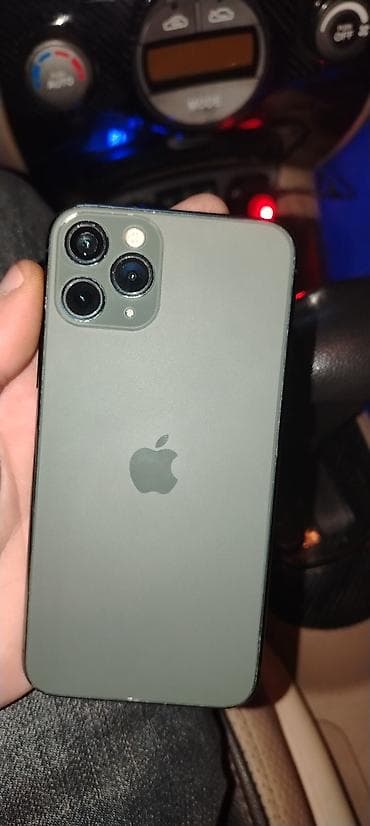 IPhone 11 Pro, Matte Midnight Green, Simsiz şarj lalafo.az -da IPhone 11 Pro, Matte Midnight Green, Simsiz şarj