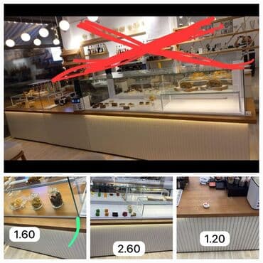 Şirniyyat mağazası üçün vitrin şəkildə görünən hər şey satılır 4000 lalafo.az -da Şirniyyat mağazası üçün vitrin şəkildə görünən hər şey satılır 4000