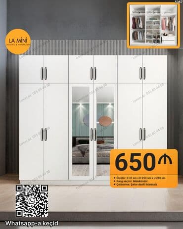 Açılan, Düz dolab, Qarderob, paltar dolabı lalafo.az -da Açılan, Düz dolab, Qarderob, paltar dolabı