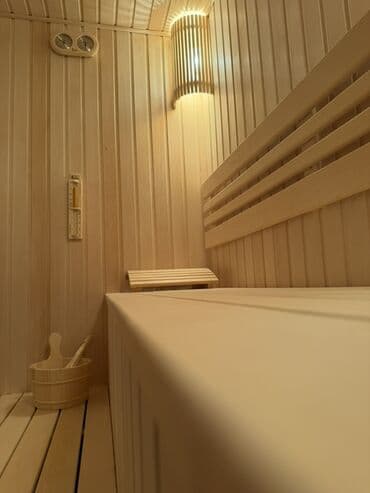 Балконы: Fin Sauna tikintisi– Finlandiya SAWO elektrik sobası ilə - Tam ağac at lalafo.az — 3 Балконы: Fin Sauna tikintisi– Finlandiya SAWO elektrik sobası ilə - Tam ağac — 3