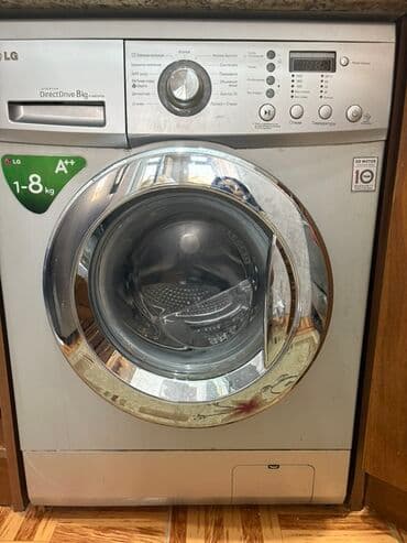 Paltaryuyan maşın LG, 8 kq, Avtomat, Qurutmasız lalafo.az -da Paltaryuyan maşın LG, 8 kq, Avtomat, Qurutmasız
