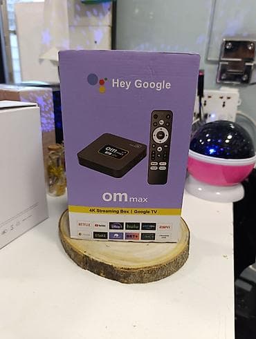 Smart TV boks TV box Google TV lalafo.az -da Smart TV boks TV box Google TV