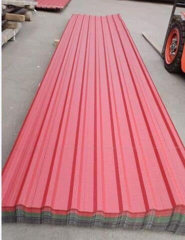 Profnastil: Profil təbəqə (metallik dam və hasar paneli) - Material: rəngli lalafo.az -da — 2 Profnastil: Profil təbəqə (metallik dam və hasar paneli) - Material: rəngli — 2