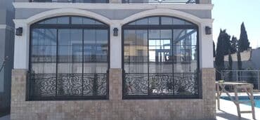 Fasad işləri: Məhsul/xidmət: Panoram şüşəli fasad və dəmir barmaqlıq lalafo.az -da — 3 Fasad işləri: Məhsul/xidmət: Panoram şüşəli fasad və dəmir barmaqlıq — 3