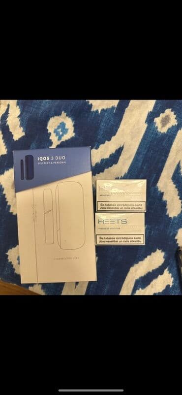 IQOS 3 DUO tütün qızdırma sistemi, tünd göy rəngdə,yenidir,heç lalafo.az -da IQOS 3 DUO tütün qızdırma sistemi, tünd göy rəngdə,yenidir,heç