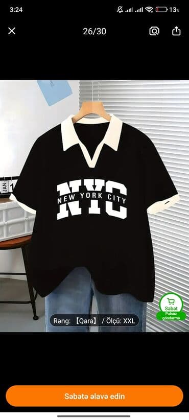 Polo köynək, 2XL, rəng - Qara lalafo.az -da Polo köynək, 2XL, rəng - Qara