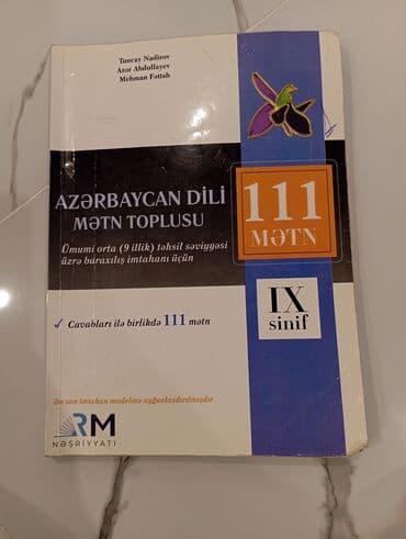 Məhsul: “Azərbaycan dili mətn toplusu – 111 mətn (IX sinif)” Təsvir lalafo.az -da Məhsul: “Azərbaycan dili mətn toplusu – 111 mətn (IX sinif)” Təsvir