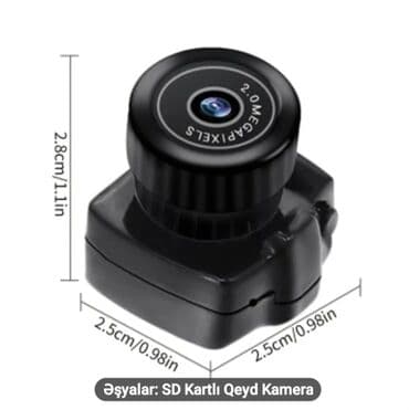 Mini SD kartlı qeyd kamerası - Çözünürlük: 2.0 megapiksel - Gövdə lalafo.az -da Mini SD kartlı qeyd kamerası - Çözünürlük: 2.0 megapiksel - Gövdə