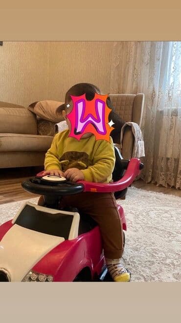 Uşaq üçün pedallsız minik maşını (ride-on) - Rəng: çəhrayı-ağ - lalafo.az -da Uşaq üçün pedallsız minik maşını (ride-on) - Rəng: çəhrayı-ağ -