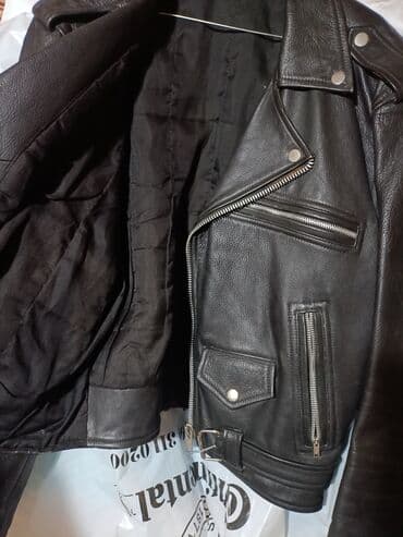 Great Wall: Dəri gödəkçə kişi üçünölçü "M".Куртка мужская кожаная б/у,размер lalafo.az -da — 5 Great Wall: Dəri gödəkçə kişi üçünölçü "M".Куртка мужская кожаная б/у,размер — 5