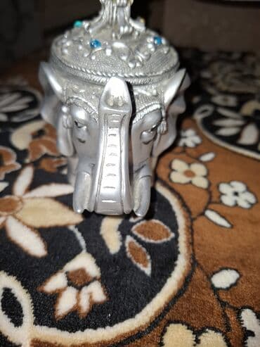 Filli dekorativ qutu – qapaqlı suvenir - Material: metal ərintisi lalafo.az -da Filli dekorativ qutu – qapaqlı suvenir - Material: metal ərintisi