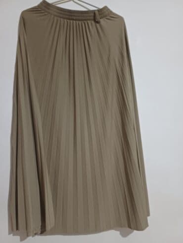 Plise etek – bej/şaftalı tonlarında - Dizayn: Dərin, simmetrik lalafo.az -da Plise etek – bej/şaftalı tonlarında - Dizayn: Dərin, simmetrik