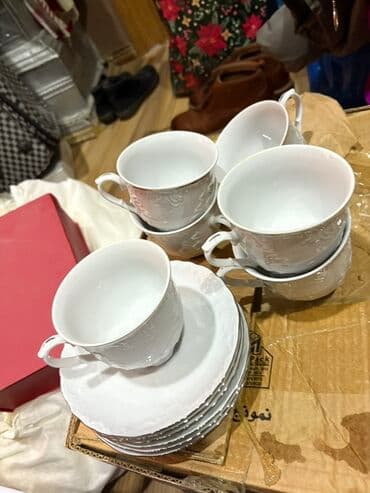 Çay dəsti, rəng - Ağ, Farfor, 6 nəfərlik lalafo.az -da Çay dəsti, rəng - Ağ, Farfor, 6 nəfərlik