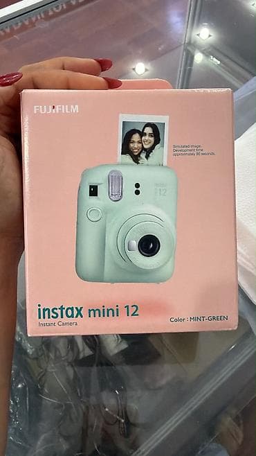 Fujifilm Instax mini 12 – ani fotoaparat Rəng: Mint-Green (nanə-yaşıl) lalafo.az -da Fujifilm Instax mini 12 – ani fotoaparat Rəng: Mint-Green (nanə-yaşıl)