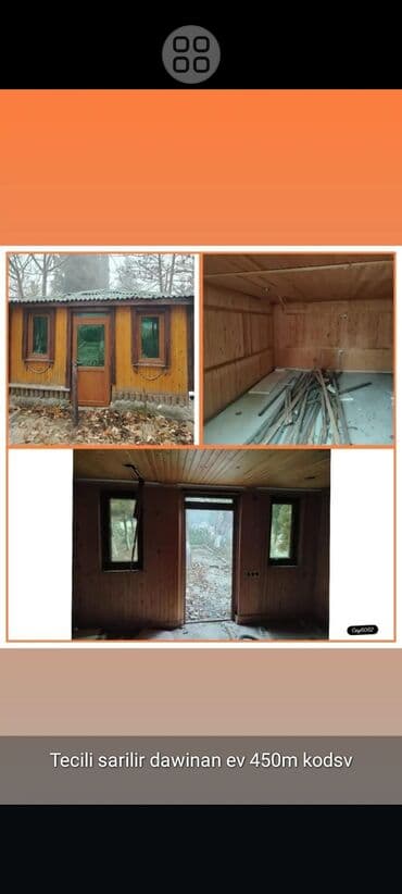 Taxta konstruksiyalı kiçik ev/konteyner - Xarici örtük: taxta lalafo.az -da Taxta konstruksiyalı kiçik ev/konteyner - Xarici örtük: taxta