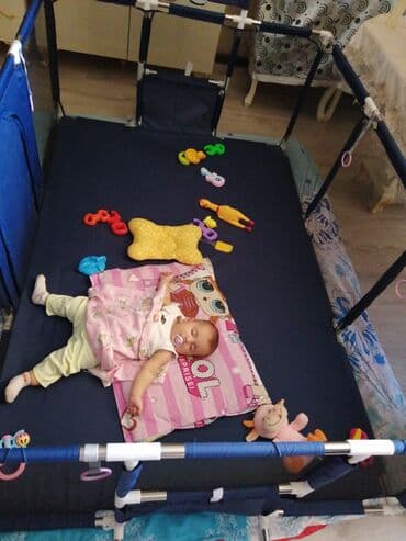 Uşaq oyun manejı – 181 x 122 x 61 sm - Rəng: tünd mavi - Ölçü: 181 sm lalafo.az -da Uşaq oyun manejı – 181 x 122 x 61 sm - Rəng: tünd mavi - Ölçü: 181 sm