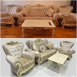 İşlənmiş, Divan, Jurnal masası, 2 kreslo, Açılan lalafo.az -da İşlənmiş, Divan, Jurnal masası, 2 kreslo, Açılan