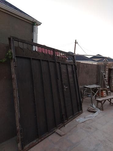 Дворовые ворота: Metall darvaza və qapı dəsti - Material: tam metal konstruksiya at lalafo.az — 4 Дворовые ворота: Metall darvaza və qapı dəsti - Material: tam metal konstruksiya — 4