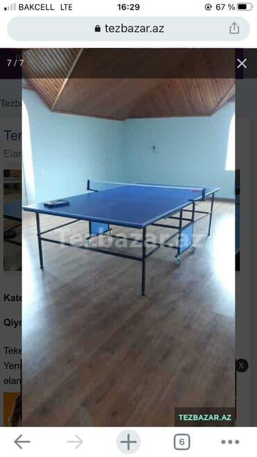 Шлемы: Tenis stolu, tennis stolu, tennis masası, tenis masasi теннисный стол at lalafo.az — 1 Шлемы: Tenis stolu, tennis stolu, tennis masası, tenis masasi теннисный стол — 1