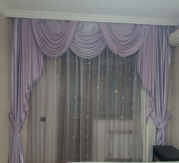 Klassik pərdə dəsti – salon və yataq otaqları üçün - Dəst: qalın lalafo.az -da Klassik pərdə dəsti – salon və yataq otaqları üçün - Dəst: qalın