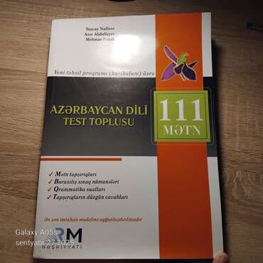 Məhsul: “Azərbaycan dili – Test Toplusu: 111 mətn” (Yeni təhsil lalafo.az -da Məhsul: “Azərbaycan dili – Test Toplusu: 111 mətn” (Yeni təhsil