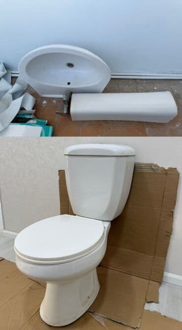 Hamam və sanitar qovşağı üçün keramik sanitariya dəsti İkisi birlikdə lalafo.az -da Hamam və sanitar qovşağı üçün keramik sanitariya dəsti İkisi birlikdə