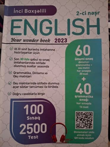 İngilis dili 11-ci sinif, 2023 il, Pulsuz çatdırılma, Ödənişli çatdırılma lalafo.az -da İngilis dili 11-ci sinif, 2023 il, Pulsuz çatdırılma, Ödənişli çatdırılma