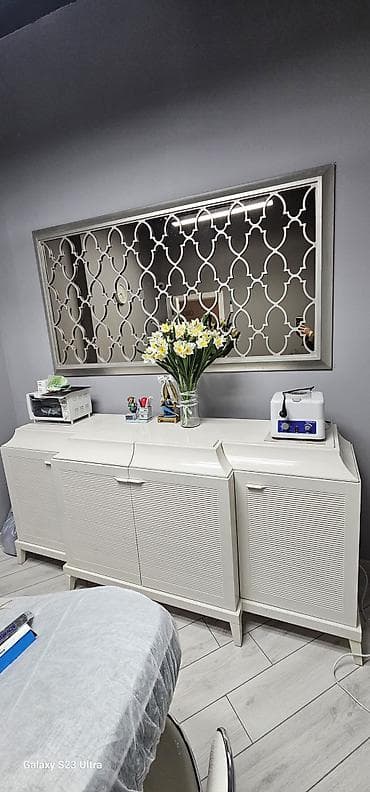Ağ rəngli çoxfunksiyalı bufet/komod - Dizayn: Minimalist və eleqant lalafo.az -da Ağ rəngli çoxfunksiyalı bufet/komod - Dizayn: Minimalist və eleqant